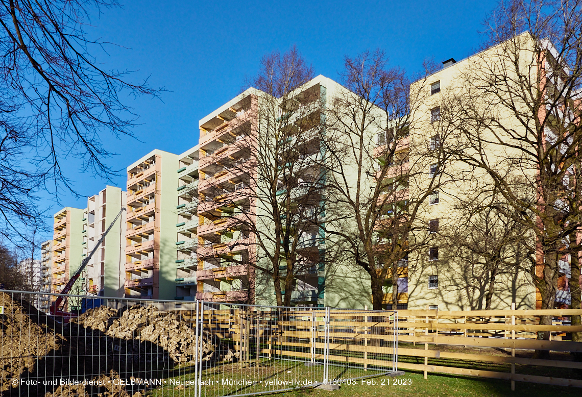 21.02.2023 -  Mega-Sanierung in der Kurt-Eisner-Straße in Neuperlach